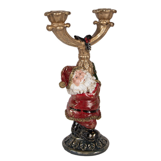 Sfesnic Craciun polirasina multicolora 17x10x28 cm