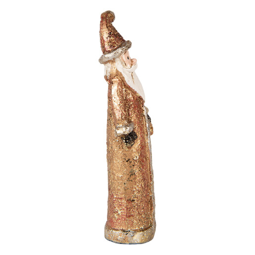 Figurina Mos Craciun polirasina multicolora 4x3x12 cm