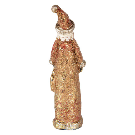 Figurina Mos Craciun polirasina multicolora 4x3x12 cm