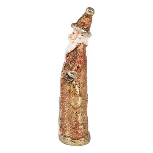 Figurina Mos Craciun polirasina multicolora 4x3x12 cm