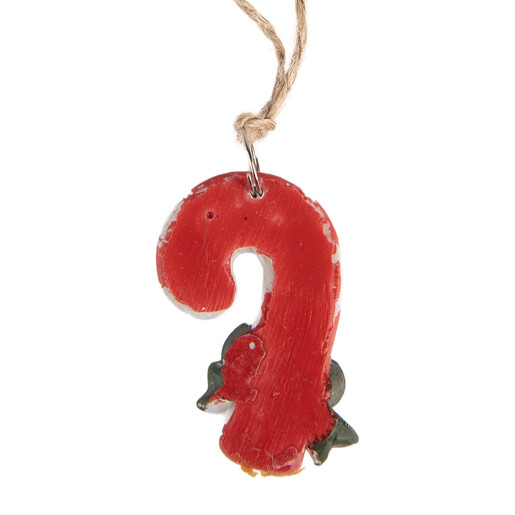 Ornament brad Craciun Acadea polirasina multicolora 3x1x5 cm