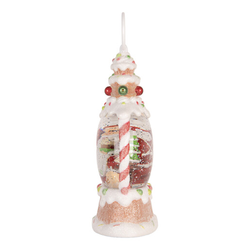 Decoratiune Craciun muzicala polirasina cu led 13x8x22 cm