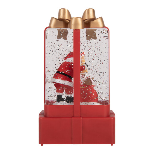Decoratiune Craciun muzicala polirasina cu led 10x6x18 cm