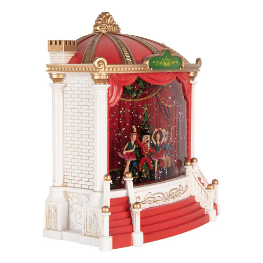 Decoratiune Craciun muzicala polirasina cu led 22x11x23 cm