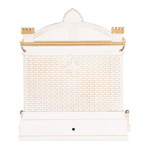 Decoratiune Craciun muzicala polirasina cu led 22x11x23 cm