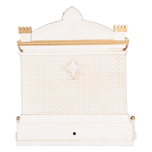Decoratiune Craciun muzicala polirasina cu led II 22x11x23 cm