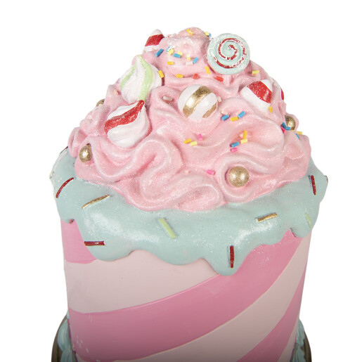 Decoratiune Tort polirasina multicolora  Ø 17x29 cm