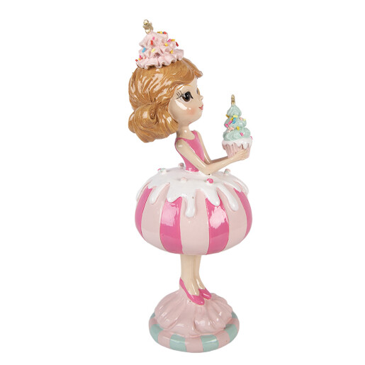 Figurina Fetita polirasina multicolora 10x10x25 cm