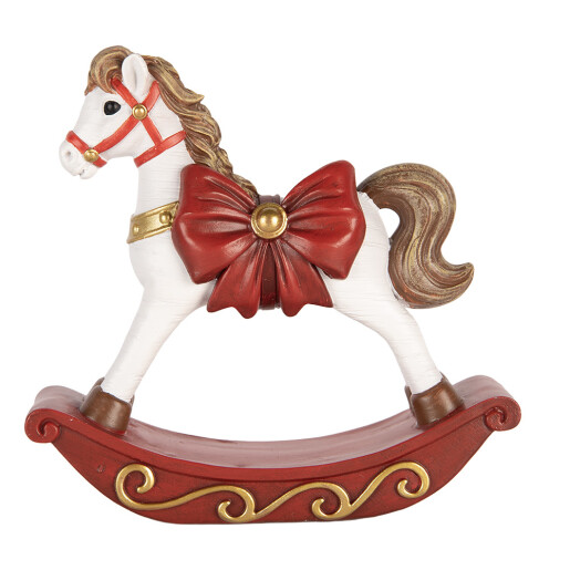 Figurina Craciun Calut polirasina multicolora 17x5x18 cm