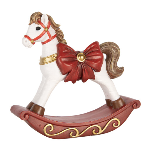 Figurina Craciun Calut polirasina multicolora 17x5x18 cm