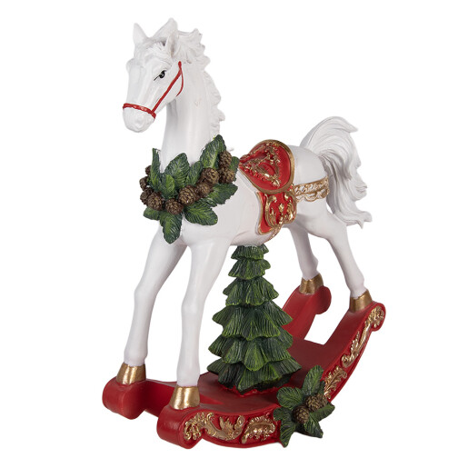 Figurina Craciun Calut polirasina multicolora 32x12x39 cm