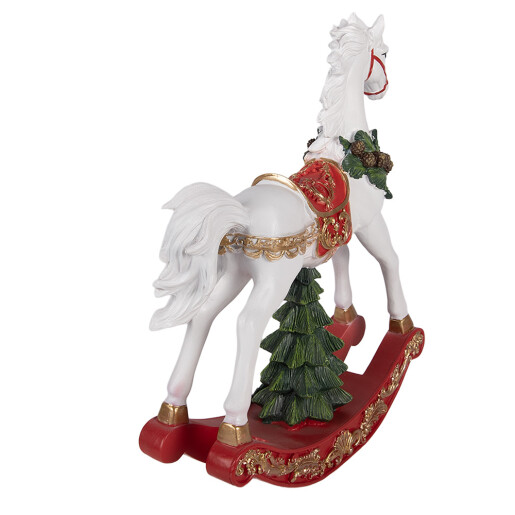 Figurina Craciun Calut polirasina multicolora 32x12x39 cm