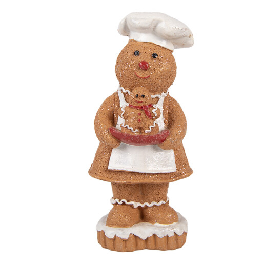 Figurina Turta Dulce Bucatar polirasina multicolora 7x6x15 cm