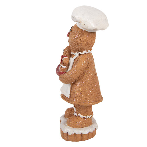Figurina Turta Dulce Bucatar polirasina multicolora 7x6x15 cm