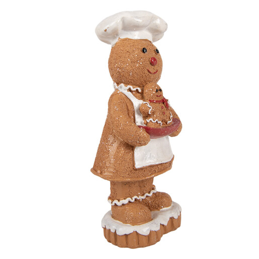 Figurina Turta Dulce Bucatar polirasina multicolora 7x6x15 cm