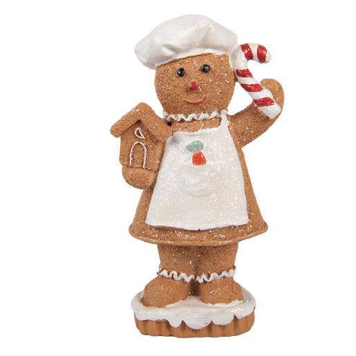 Figurina Turta Dulce Bucatar polirasina multicolora 8x5x15 cm