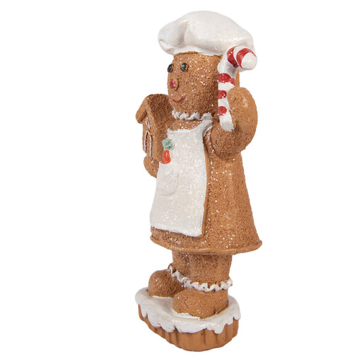 Figurina Turta Dulce Bucatar polirasina multicolora 8x5x15 cm