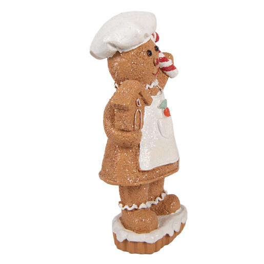 Figurina Turta Dulce Bucatar polirasina multicolora 8x5x15 cm