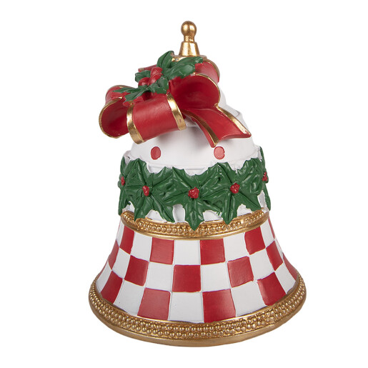 Clopotel Craciun polirasina multicolora Ø 16x20 cm
