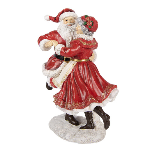 Figurina Mos Craciun Craciunita polirasina multicolora 19x11x23 cm