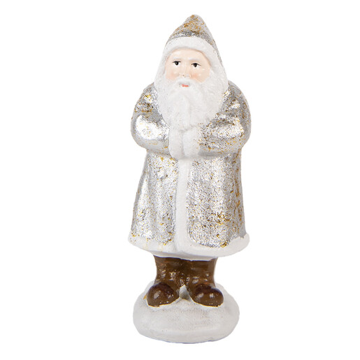Figurina Mos Craciun polirasina multicolora  7x7x16 cm
