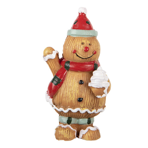 Figurina Turta Dulce polirasina multicolora 5x4x9 cm