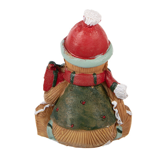 Figurina Turta Dulce polirasina multicolora II 7x5x9 cm