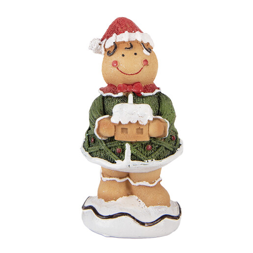 Figurina Turta Dulce polirasina multicolora 9x8x16 cm