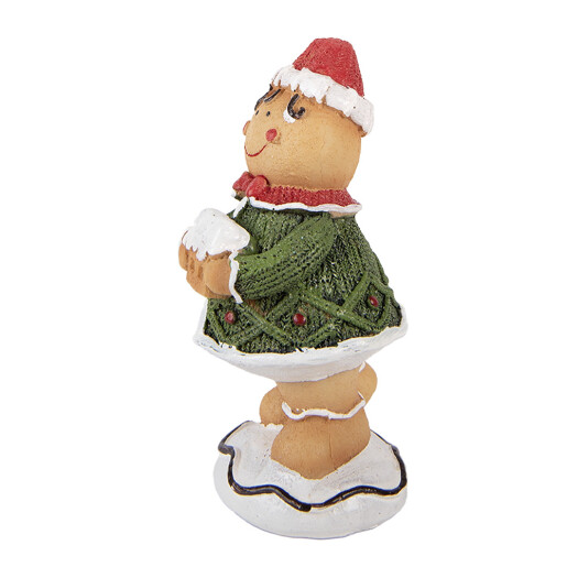 Figurina Turta Dulce polirasina multicolora 9x8x16 cm