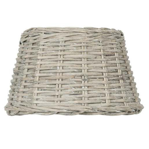 Abajur veioza rattan bej 36x22 cm