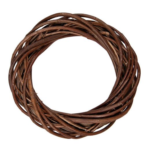 Coronita maro ratan decorativa Ø 20x4 cm
