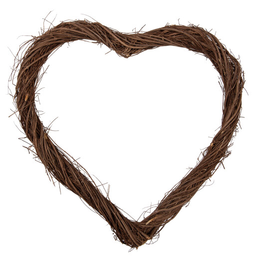 Coronita maro ratan Inimioara 50x50x5 cm