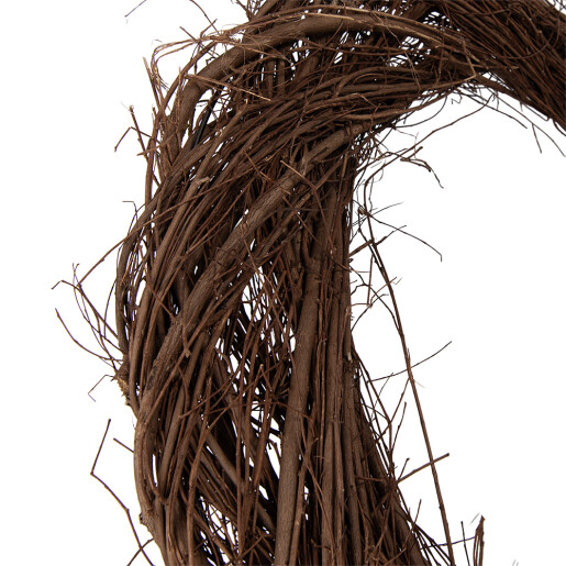 Coronita maro ratan decorativa Ø 55x6 cm