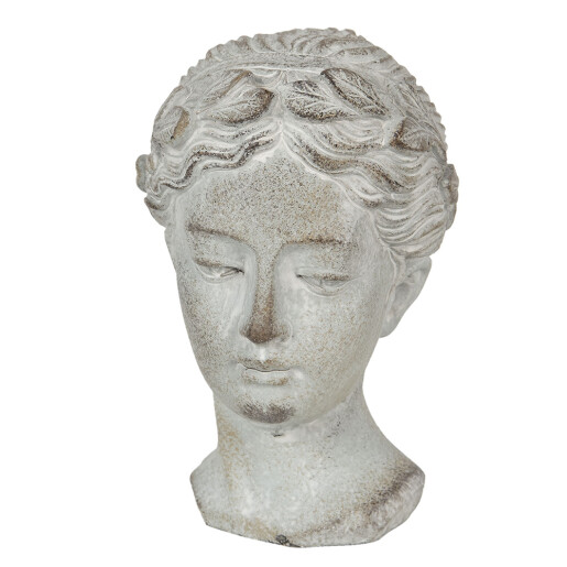 Figurina Femeie piatra gri 12x11x17 cm