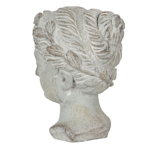 Figurina Femeie piatra gri 12x11x17 cm