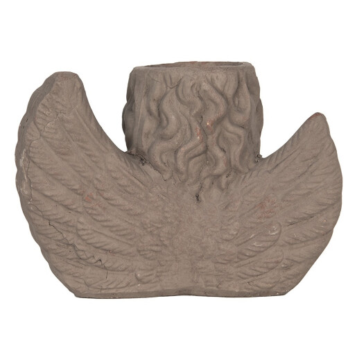 Ghiveci flori piatra gri Inger 23x13x17 cm
