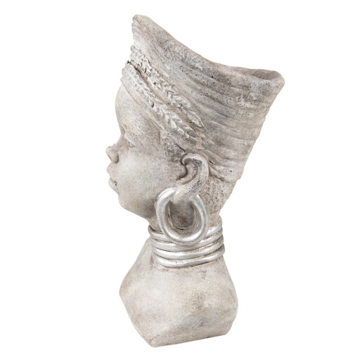 Ghiveci flori ceramica bej Women 16x15x29 cm