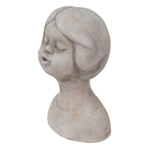 Figurina Fetita piatra bej 11x10x18 cm