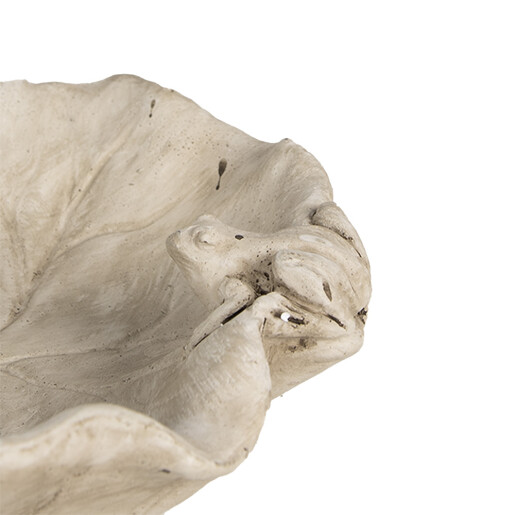 Hranitoare pasari piatra bej 22x6 cm