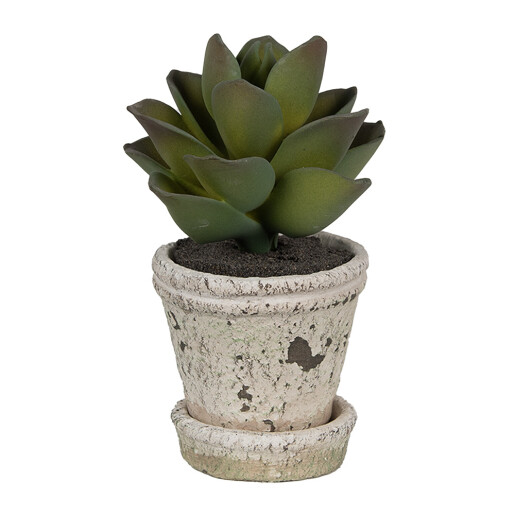 Ghiveci flori piatra bej 9x9 cm