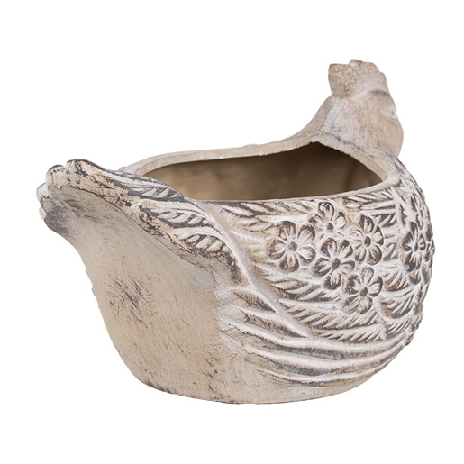 Ghiveci flori piatra bej Gaina 26x16x15 cm
