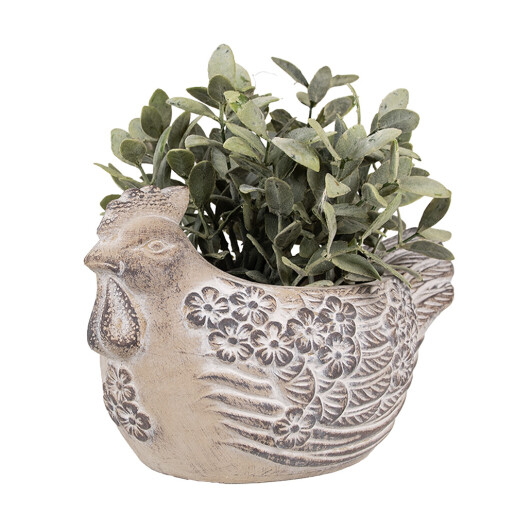 Ghiveci flori piatra bej Gaina 26x16x15 cm