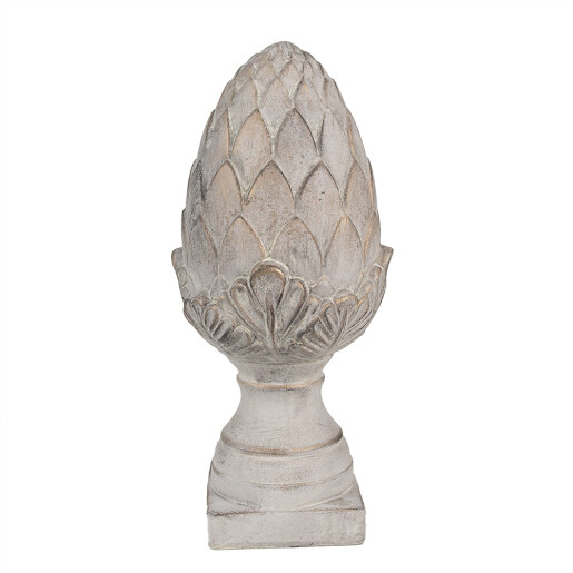 Decoratiune Con piatra gri 17x39 cm