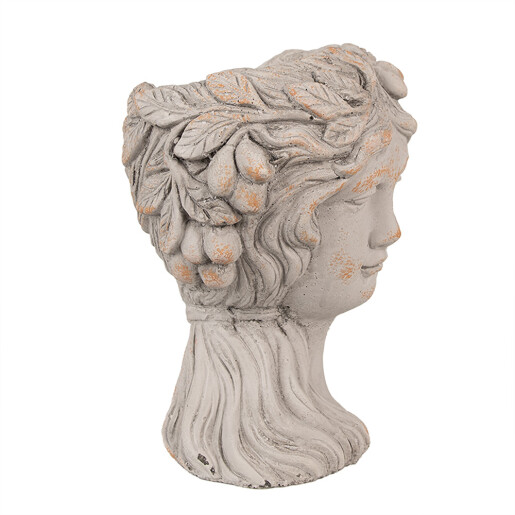 Ghiveci flori piatra gri Femeie 22x20x30 cm