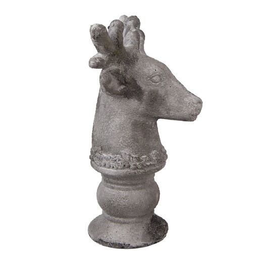 Figurina Ren piatra gri 17x14x26 cm