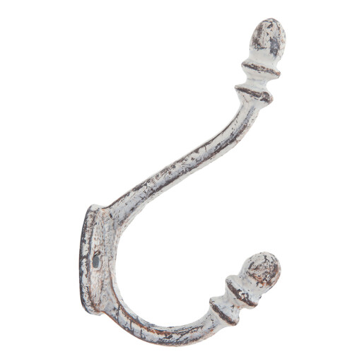 Cuier perete fier gri antichizat 3x8x12 cm