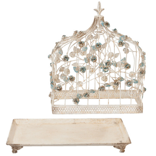 Colivie decorativa fier multicolor 42x21x50 cm Colivie decorativa fier multicolor 42x21x50 cm