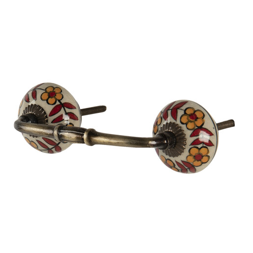 Maner mobilier fier cupru ceramica 14x4x3 cm