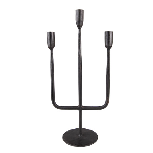 Sfesnic fier negru 21x12x43 cm