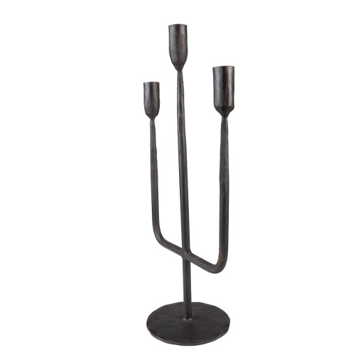 Sfesnic fier negru 21x12x43 cm